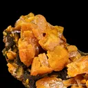 Wulfenite on Mottramite - image 5