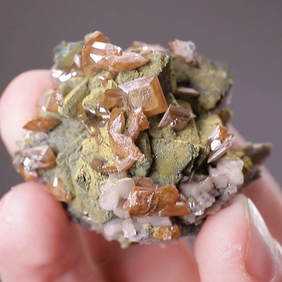 Wulfenite on Tennantite - image 2