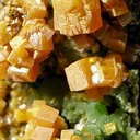 Wulfenite (Pseudocubic) on Mimetite - image 4