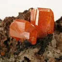 Wulfenite, Quartz - image 2