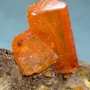 Wulfenite, Quartz - image 2