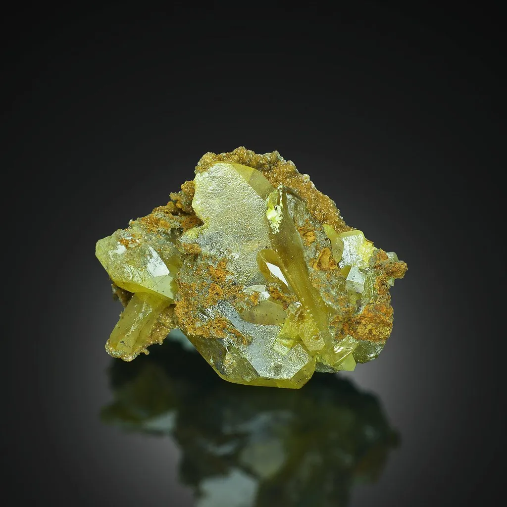 Wulfenite, Quartz & Mimetite - image 2