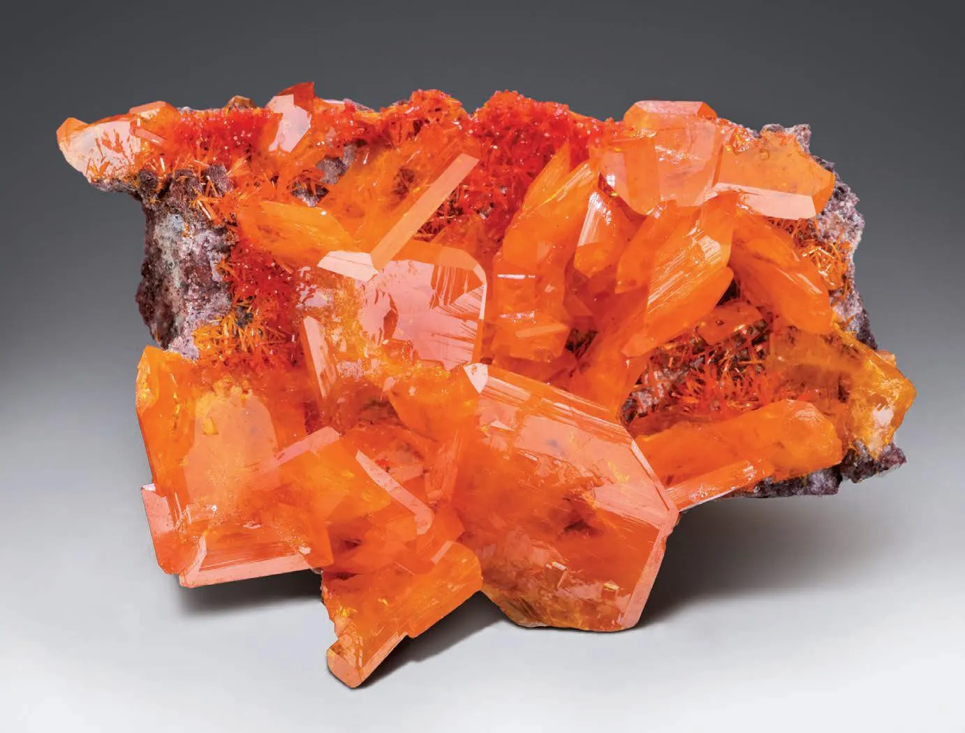 Wulfenite, red Mimetite - image 1