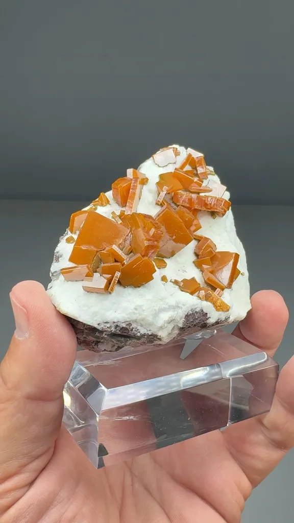 Wulfenite (repaired) (WUL-0008) image