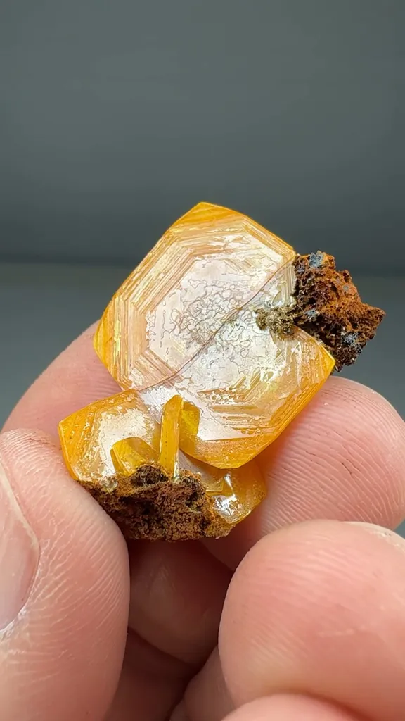 Wulfenite (repaired) (WUL-0010) image