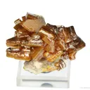 Wulfenite (rough and cut set) - image 3