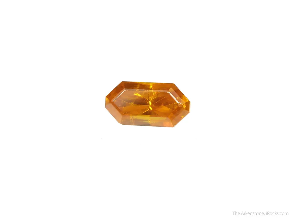 Wulfenite (rough and cut set) - image 2