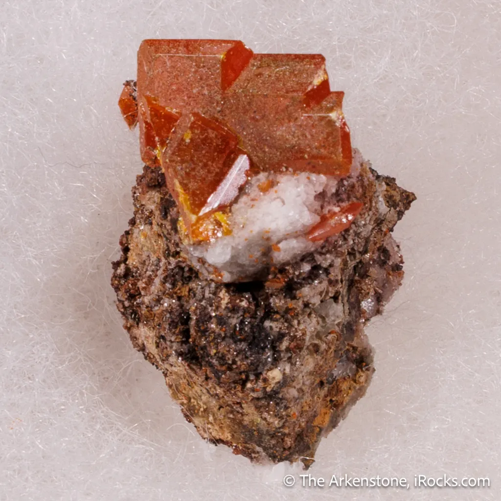 Wulfenite (Rough & Cut set) - image 5
