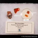 Wulfenite (Rough & Cut set) - image 7