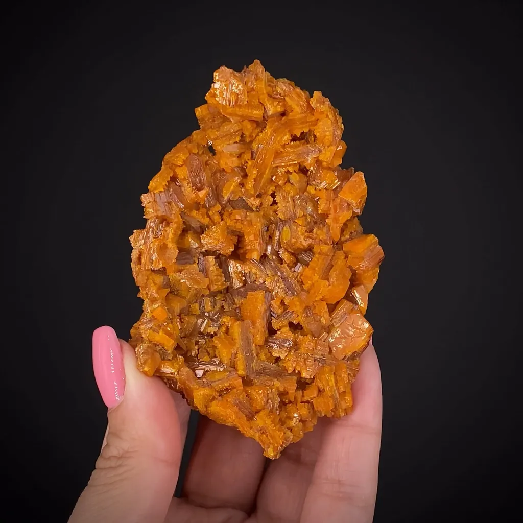 Wulfenite (twinned) - image 2