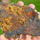 Wulfenite & Vanadinite on limonite - 424 grams - Erupción Mine, Los Lamentos Mts, Chihuahua, Mexico - image 10