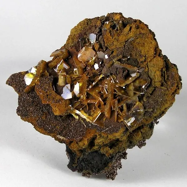 Wulfenite, Vanadinite (Var: Endlichite) image
