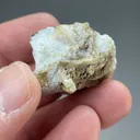 Wulfenite var. Chillagite with Barite, Cerussite - image 2