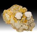 Wulfenite with Barite - image 1
