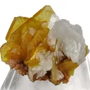Wulfenite With Baryte and Minor Mimetite - image 1