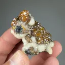 Wulfenite with Calcite - image 2