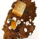 Wulfenite With Calcite - image 1
