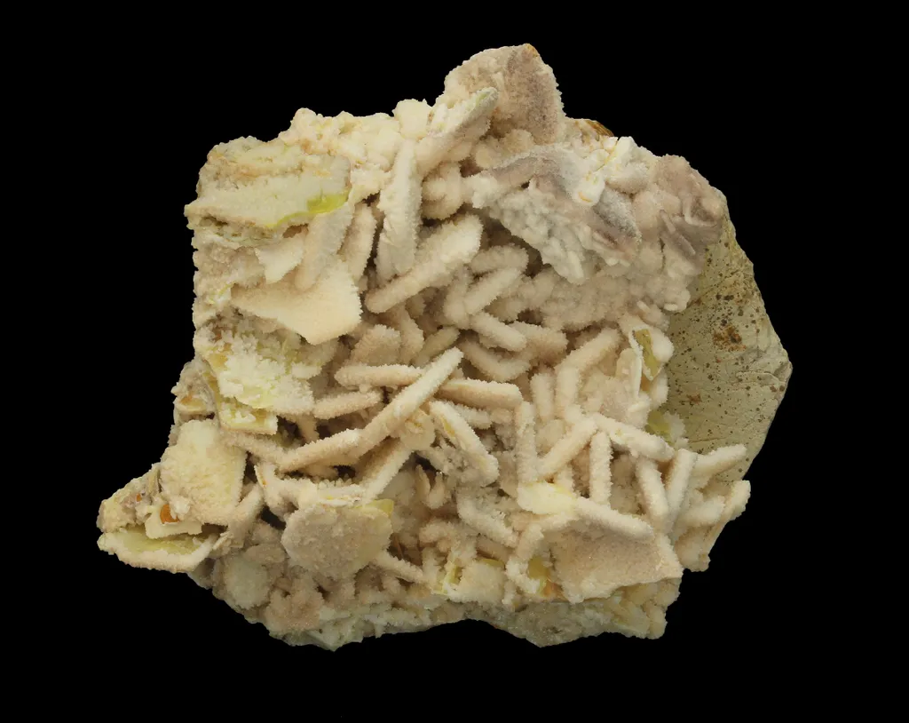 Wulfenite with Calcite image