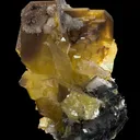 Wulfenite with Calcite - image 2