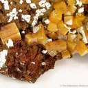 Wulfenite With Calcite - image 2