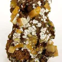 Wulfenite With Calcite - image 1