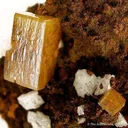 Wulfenite With Calcite - image 3