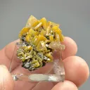 Wulfenite with Calcite - image 2