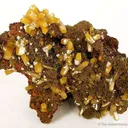Wulfenite With Calcite - image 2