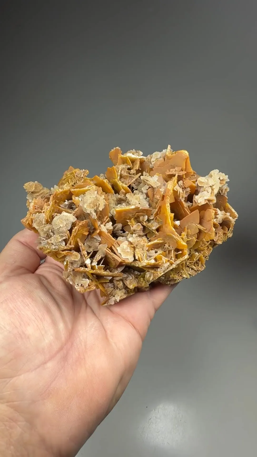 Wulfenite with Calcite - image 2