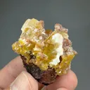 Wulfenite with Calcite - image 2