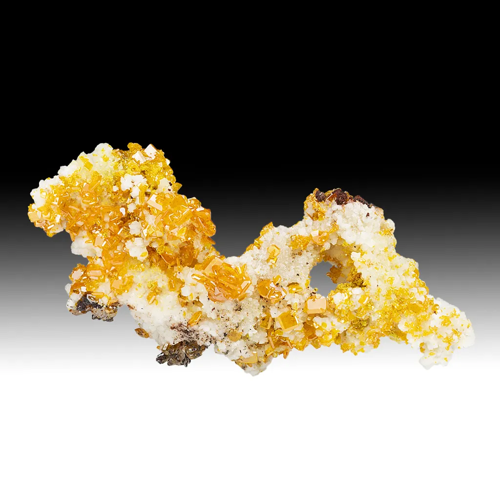 Wulfenite with Calcite image