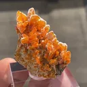 Wulfenite with Calcite - image 5