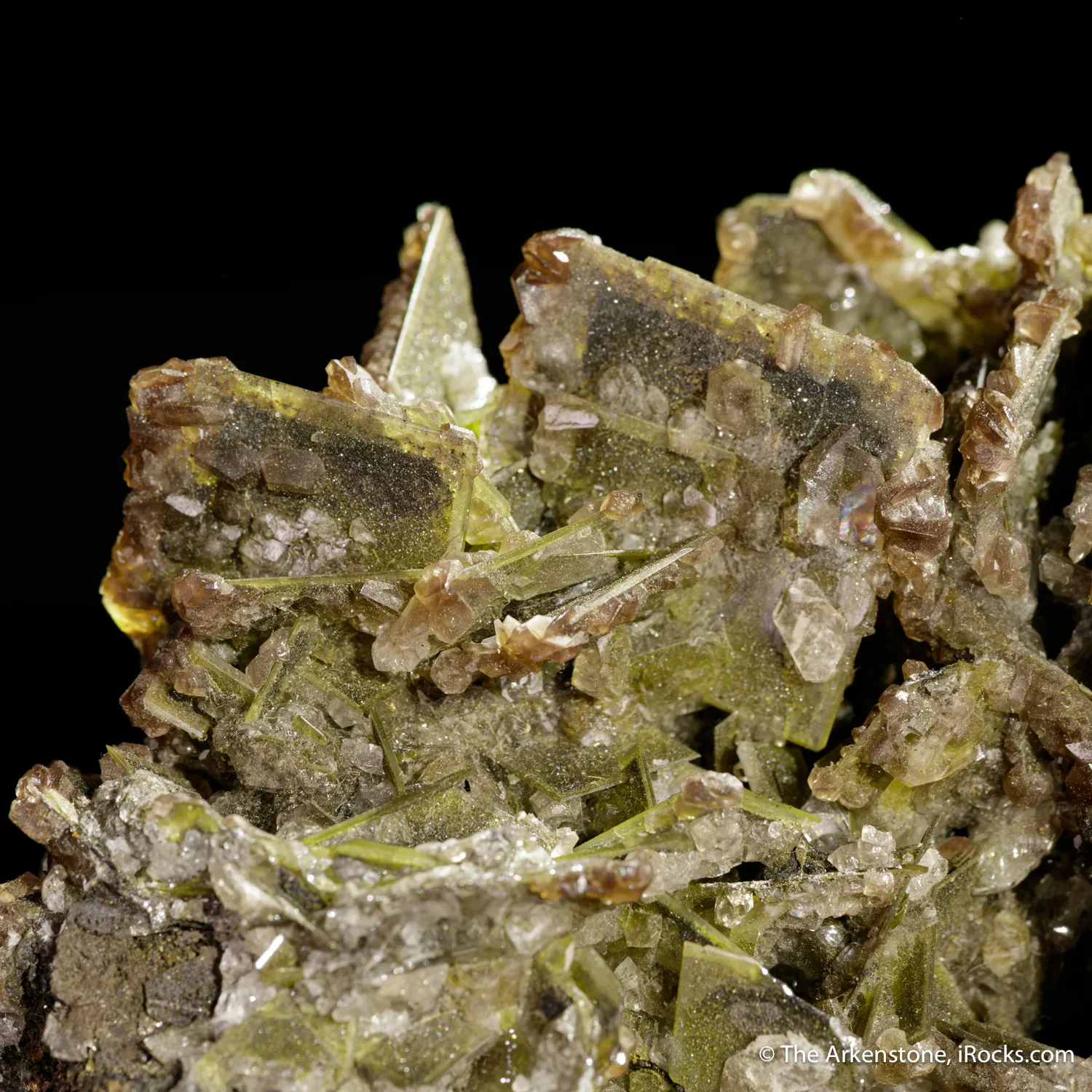Wulfenite with Calcite - image 7