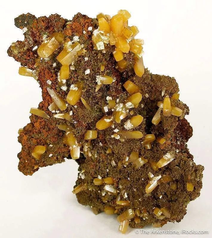 Wulfenite With Calcite image