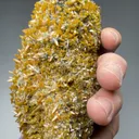 Wulfenite with Calcite - image 2