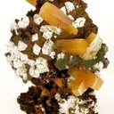 Wulfenite With Calcite and Mimetite - image 1