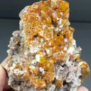 Wulfenite with Calcite - image 2