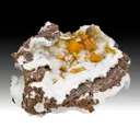 Wulfenite with Calcite - image 1