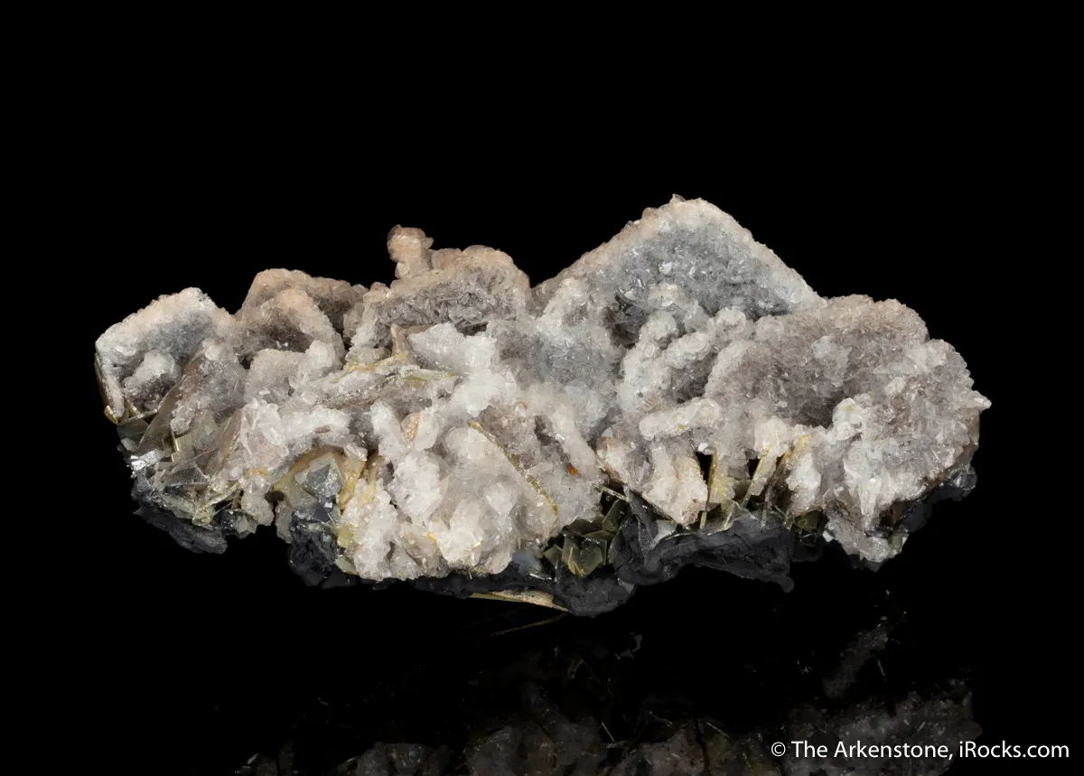 Wulfenite with Calcite coating - image 4