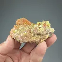 Wulfenite with Calcite - image 2