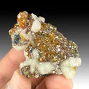 Wulfenite with Calcite - image 1