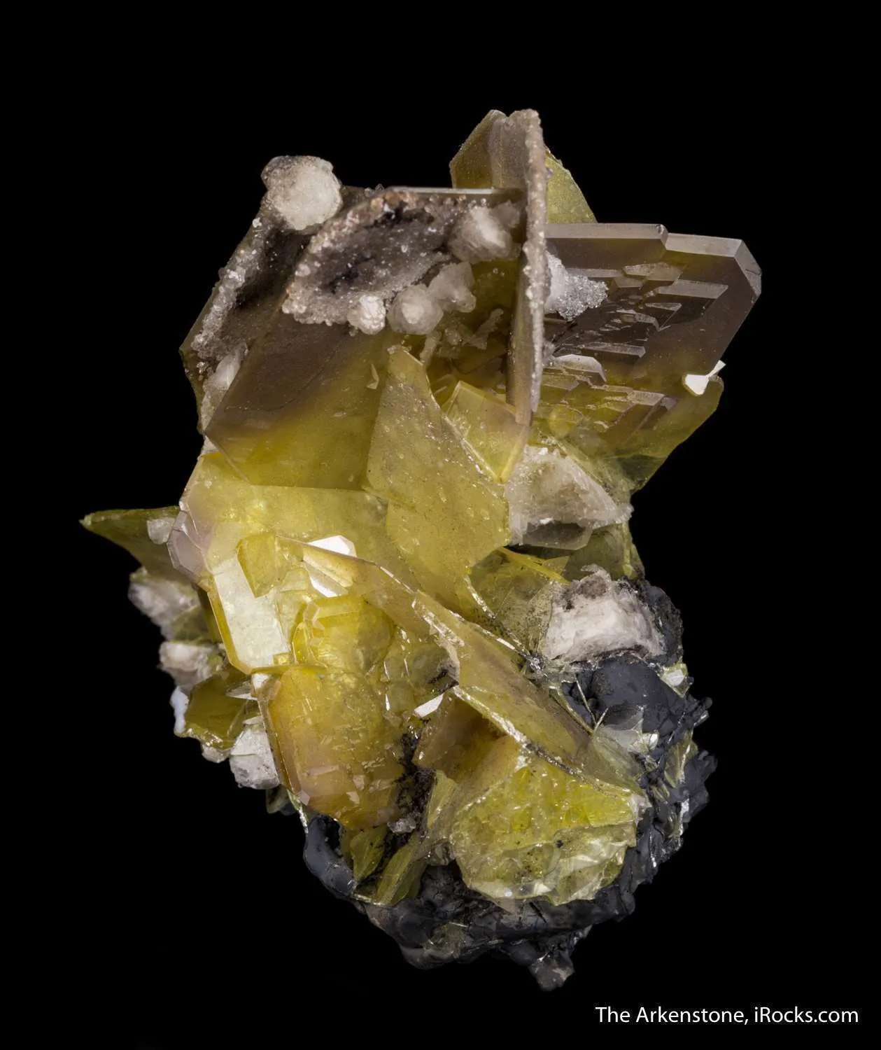 Wulfenite with Calcite - image 7
