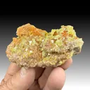Wulfenite with Calcite - image 1