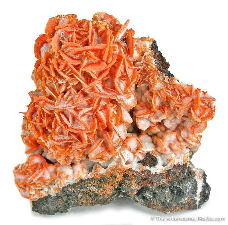 Wulfenite With Calcite image