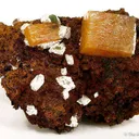 Wulfenite With Calcite - image 3