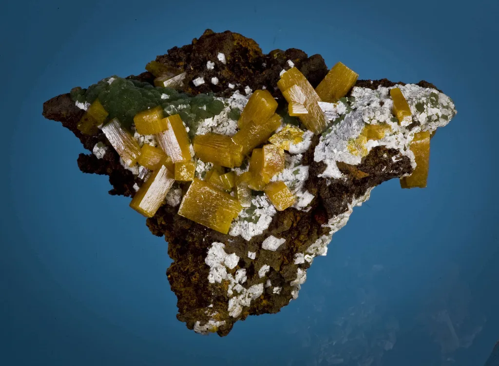 Wulfenite With Calcite image