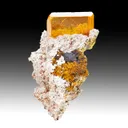 Wulfenite with Calcite, Vanadinite - image 1