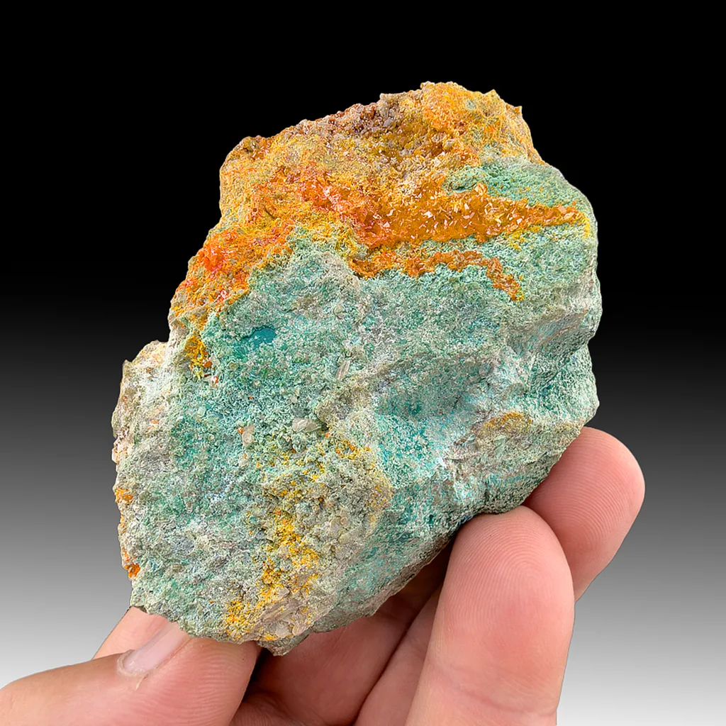 Wulfenite with Cerussite - image 1