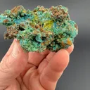 Wulfenite with Chrysocolla, Malachite, Aurichalcite - image 1