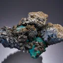 Wulfenite with Chrysocolla ps. after Azurite - image 1